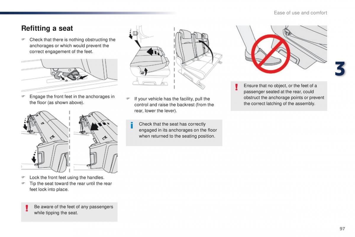 Peugeot Traveller owners manual / page 99