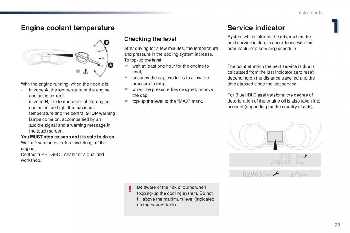 Peugeot Traveller owners manual / page 31