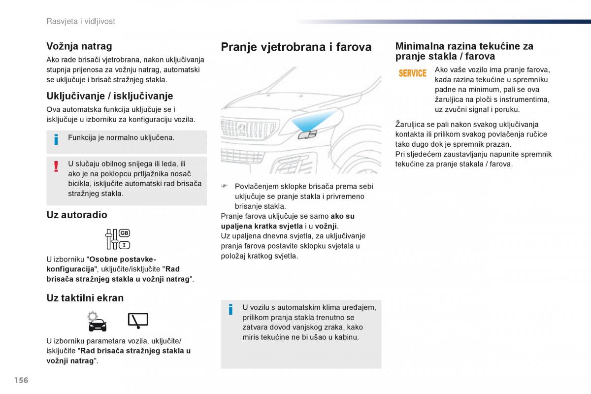 Peugeot Traveller vlasnicko uputstvo / page 158