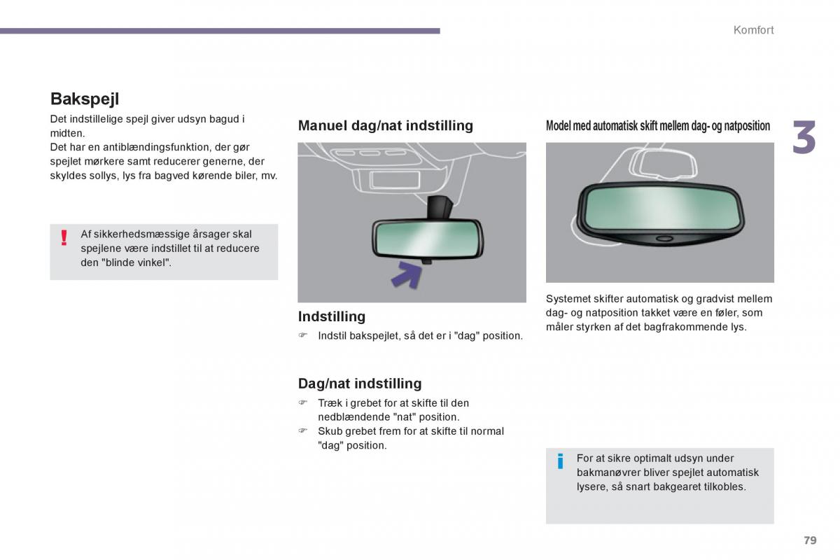 Peugeot 5008 Bilens instruktionsbog / page 81