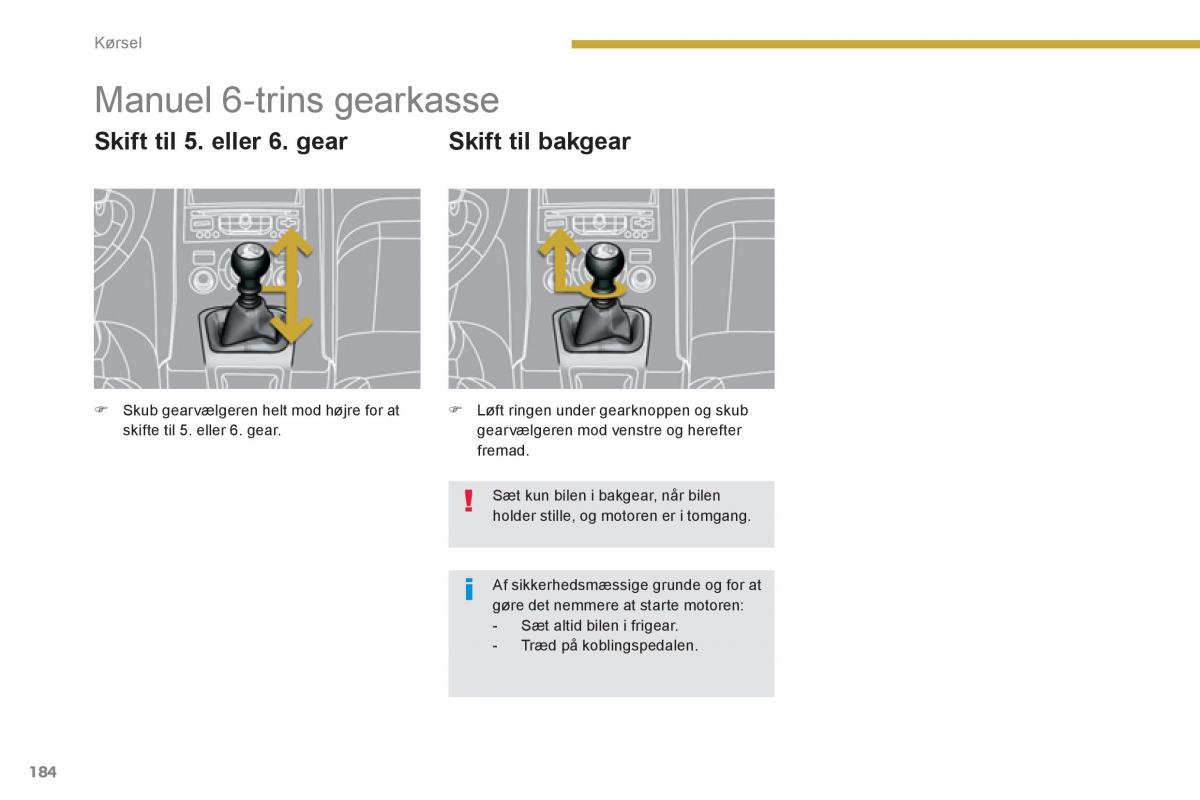 Peugeot 5008 Bilens instruktionsbog / page 186