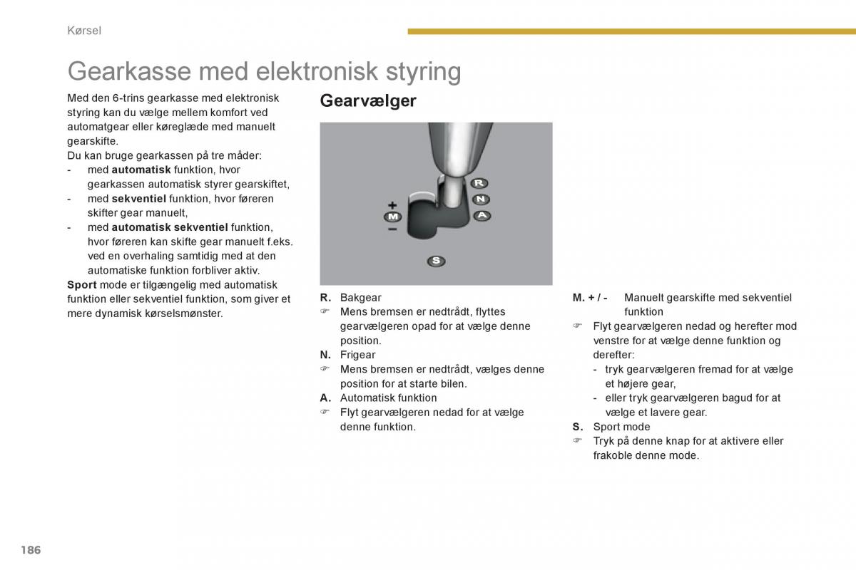 Peugeot 5008 Bilens instruktionsbog / page 188