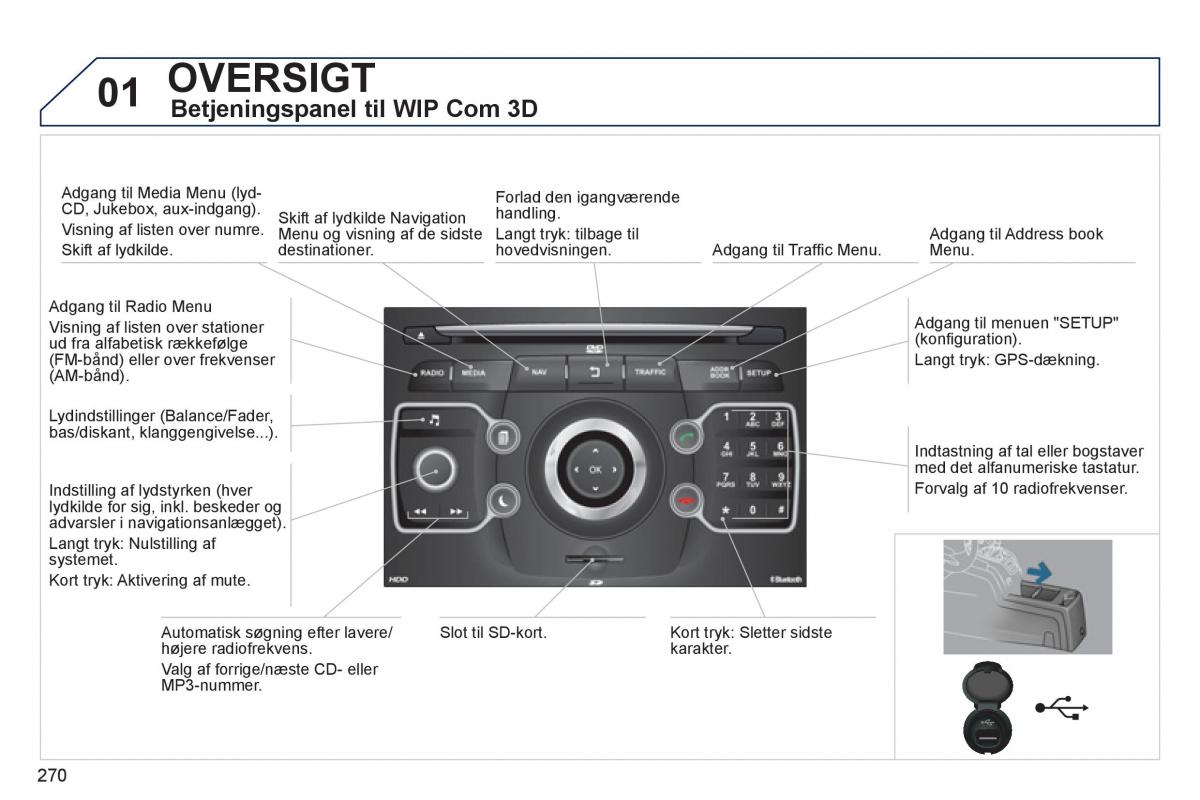 Peugeot 5008 Bilens instruktionsbog / page 272