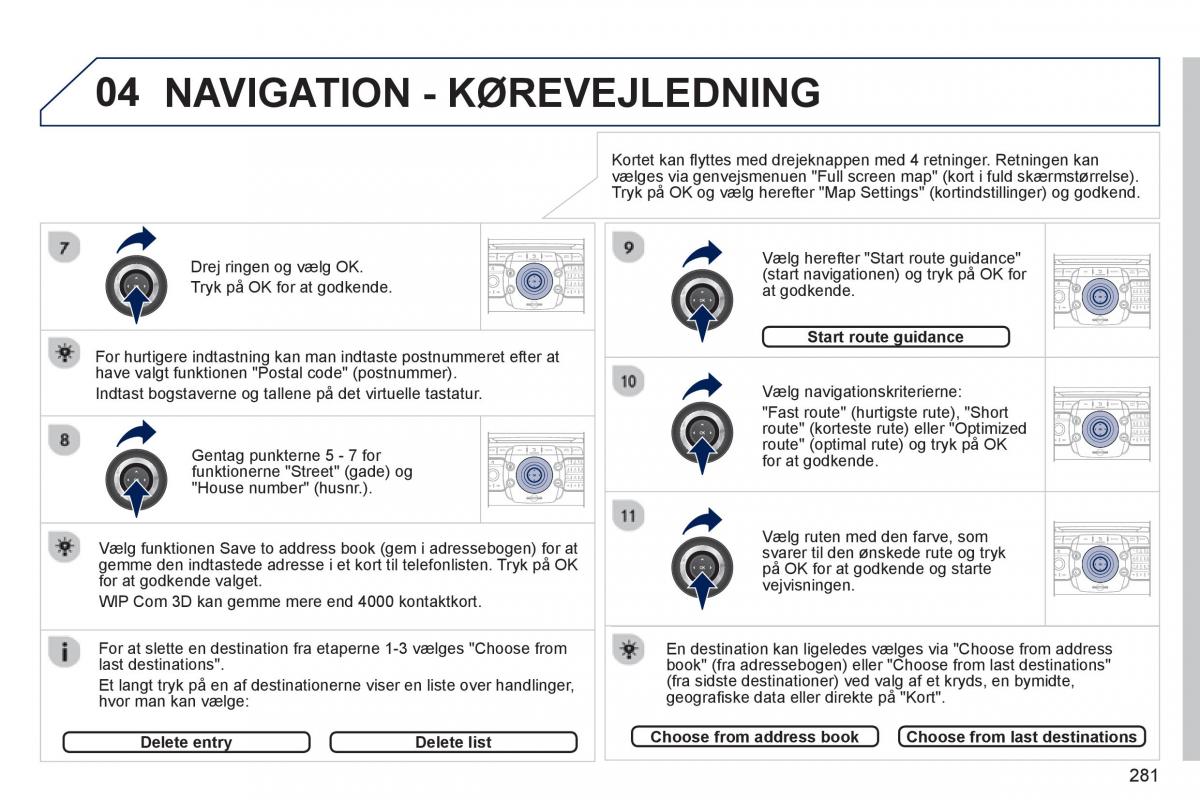 Peugeot 5008 Bilens instruktionsbog / page 283