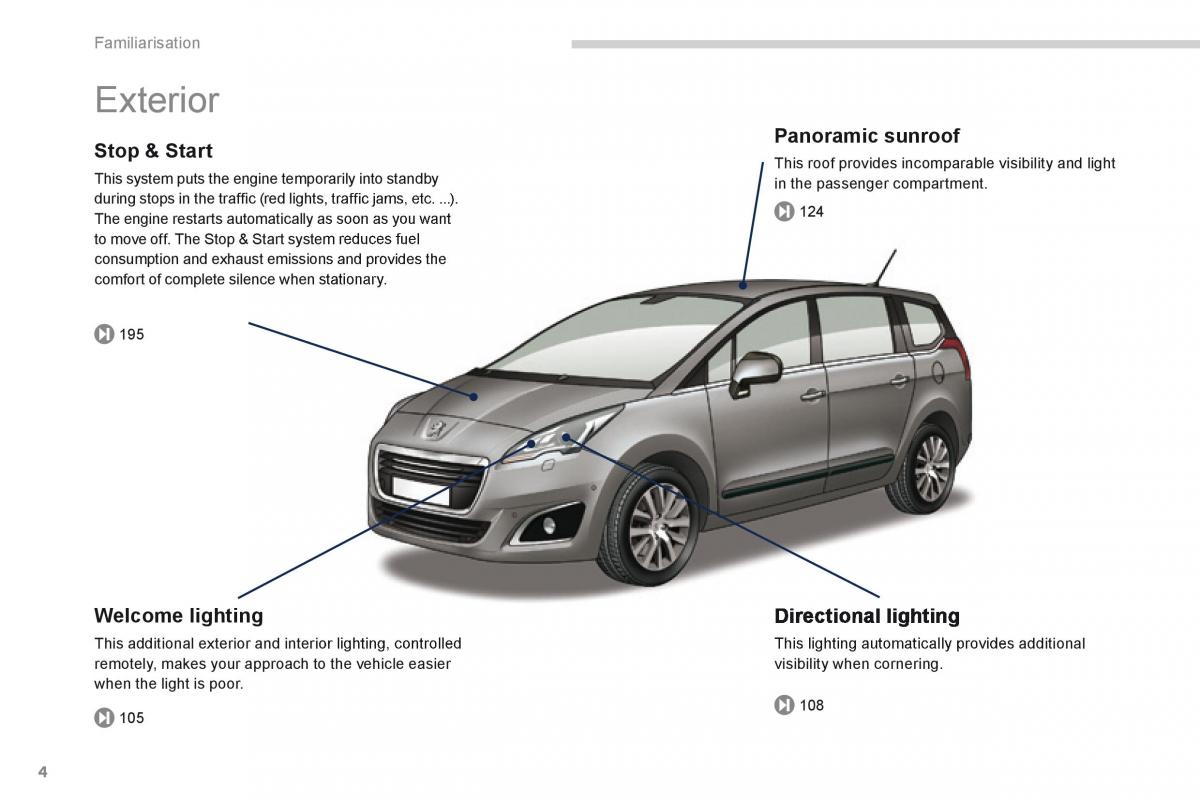 Peugeot 5008 owners manual / page 6