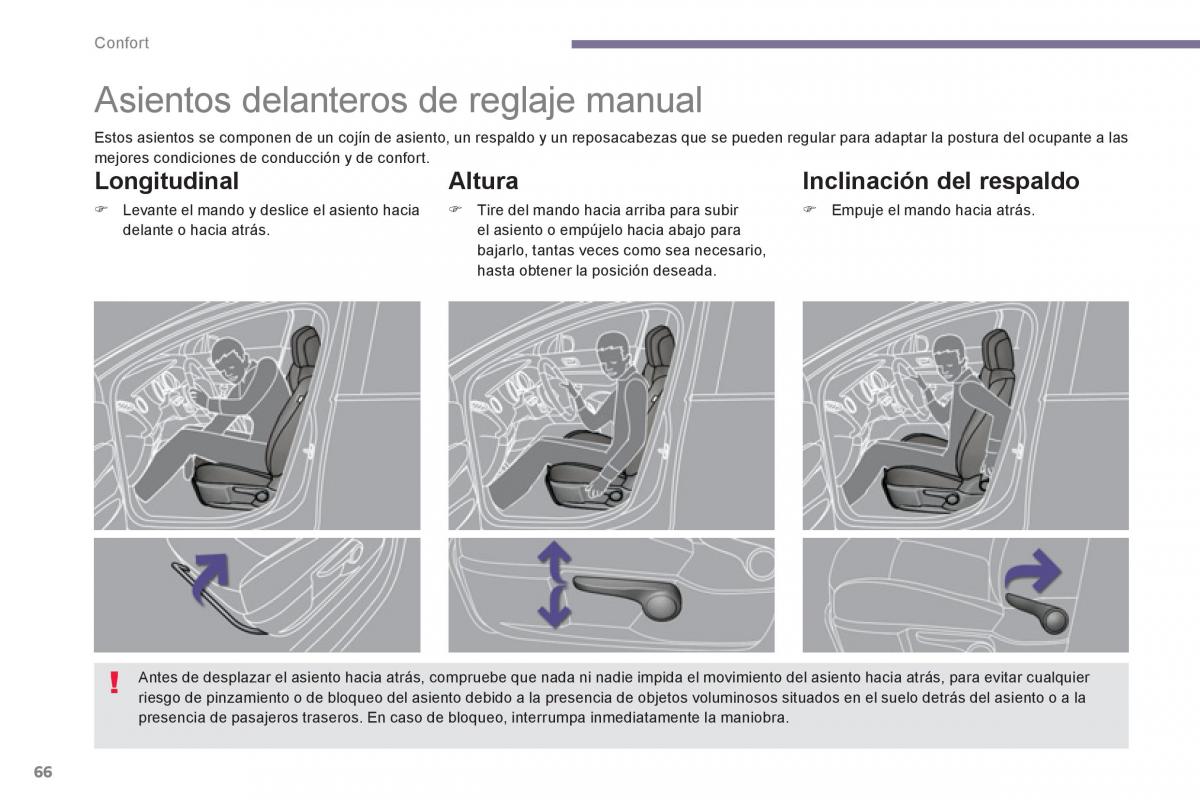 Peugeot 5008 manual del propietario / page 68