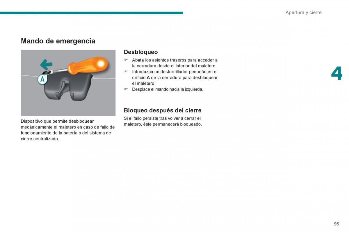 Peugeot 5008 manual del propietario / page 97