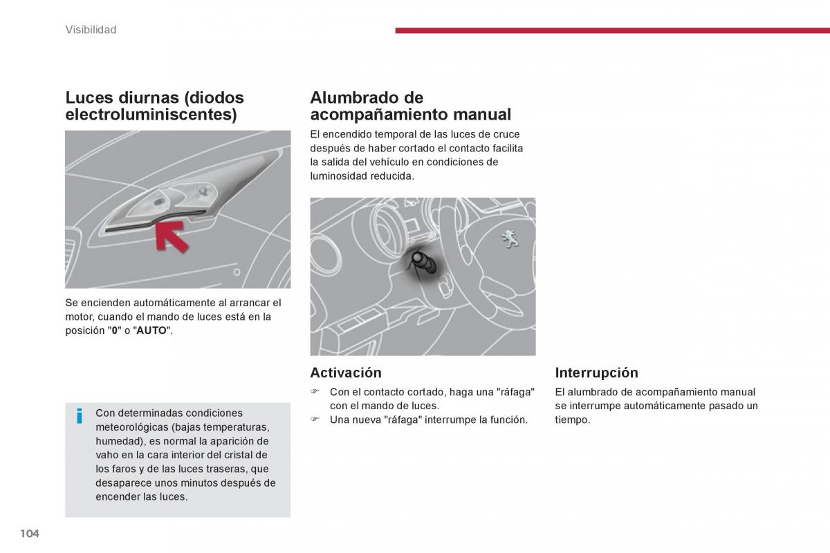 Peugeot 5008 manual del propietario / page 106