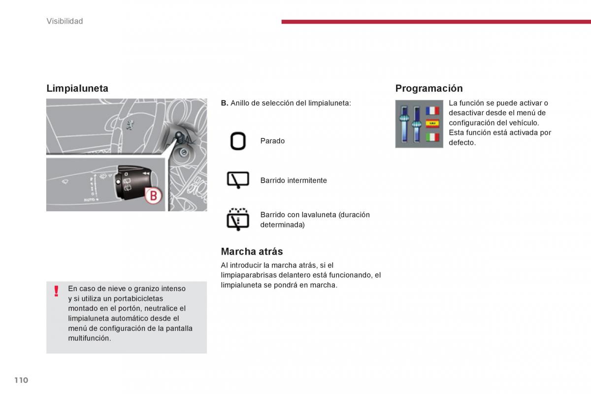 Peugeot 5008 manual del propietario / page 112