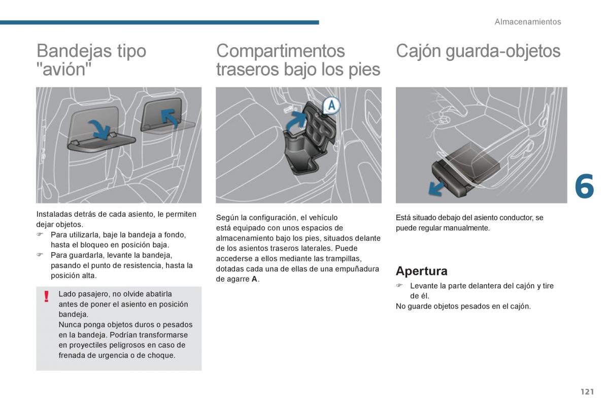 Peugeot 5008 manual del propietario / page 123