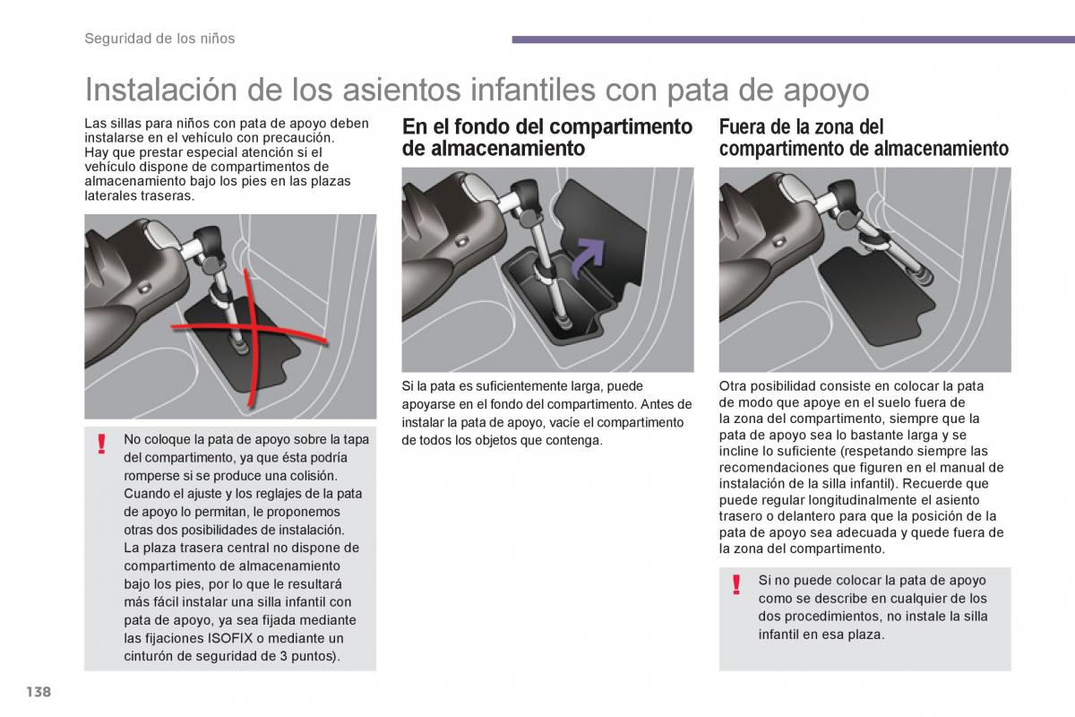 Peugeot 5008 manual del propietario / page 140