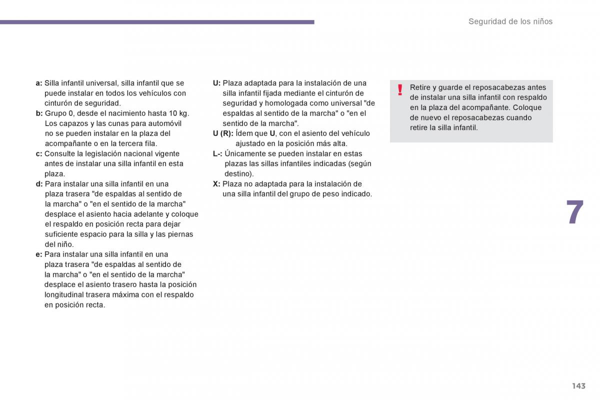 Peugeot 5008 manual del propietario / page 145