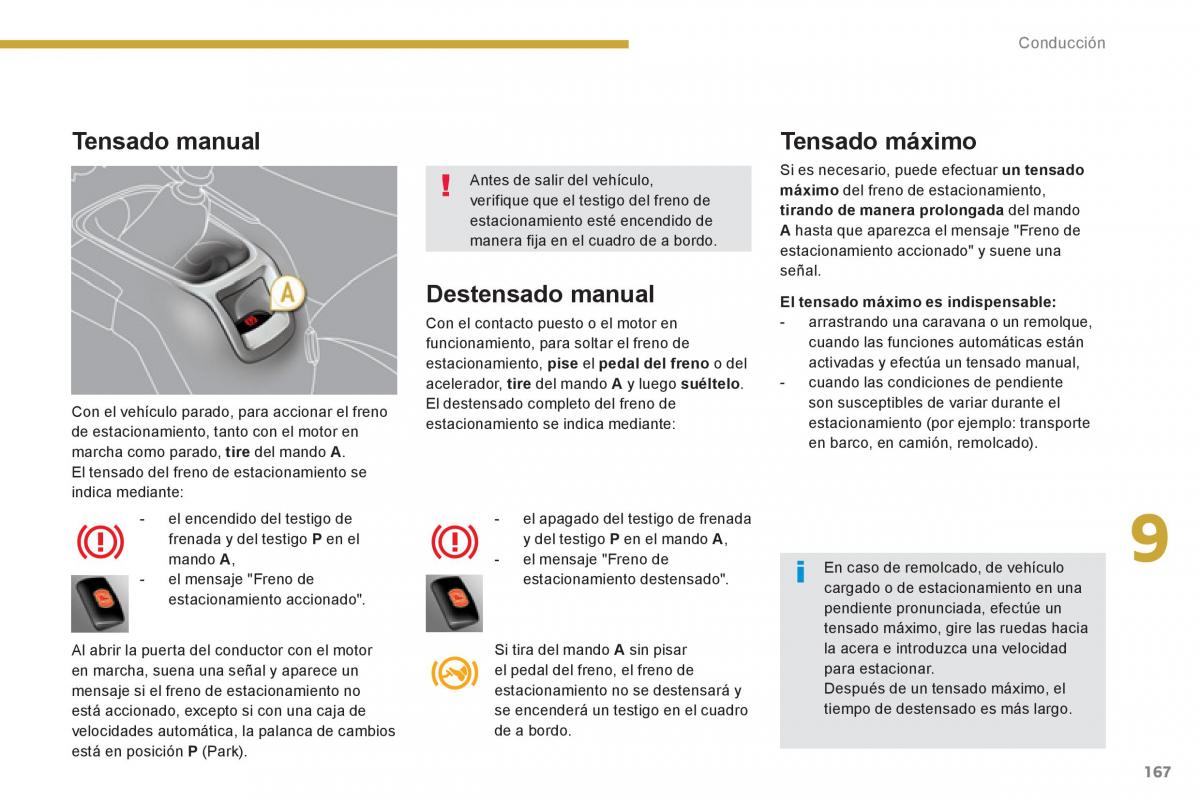 Peugeot 5008 manual del propietario / page 169