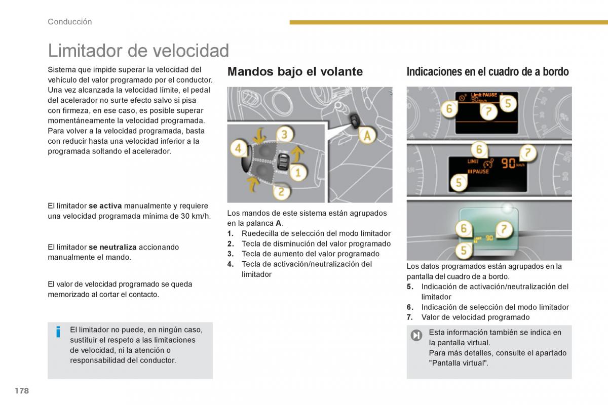 Peugeot 5008 manual del propietario / page 180