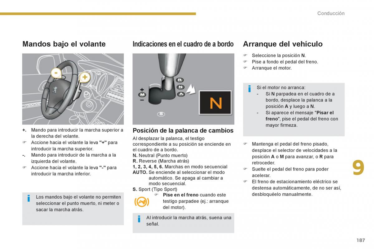 Peugeot 5008 manual del propietario / page 189