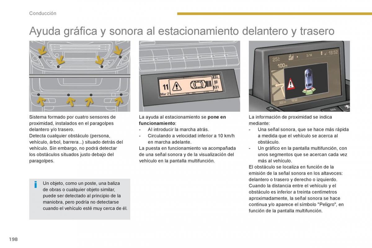 Peugeot 5008 manual del propietario / page 200