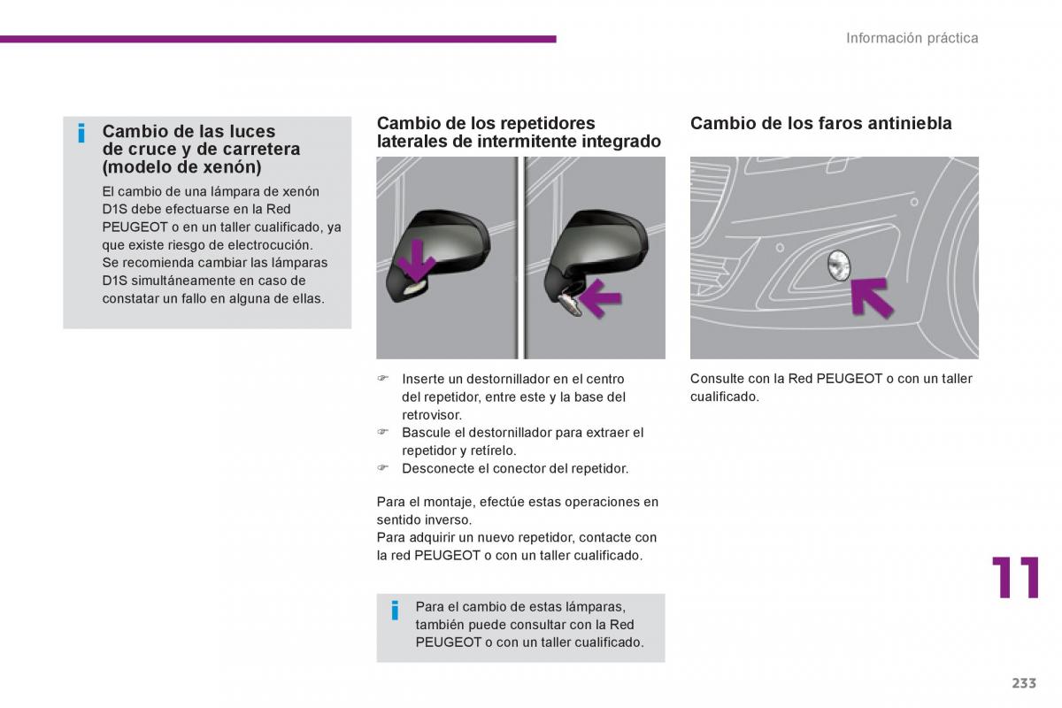 Peugeot 5008 manual del propietario / page 235