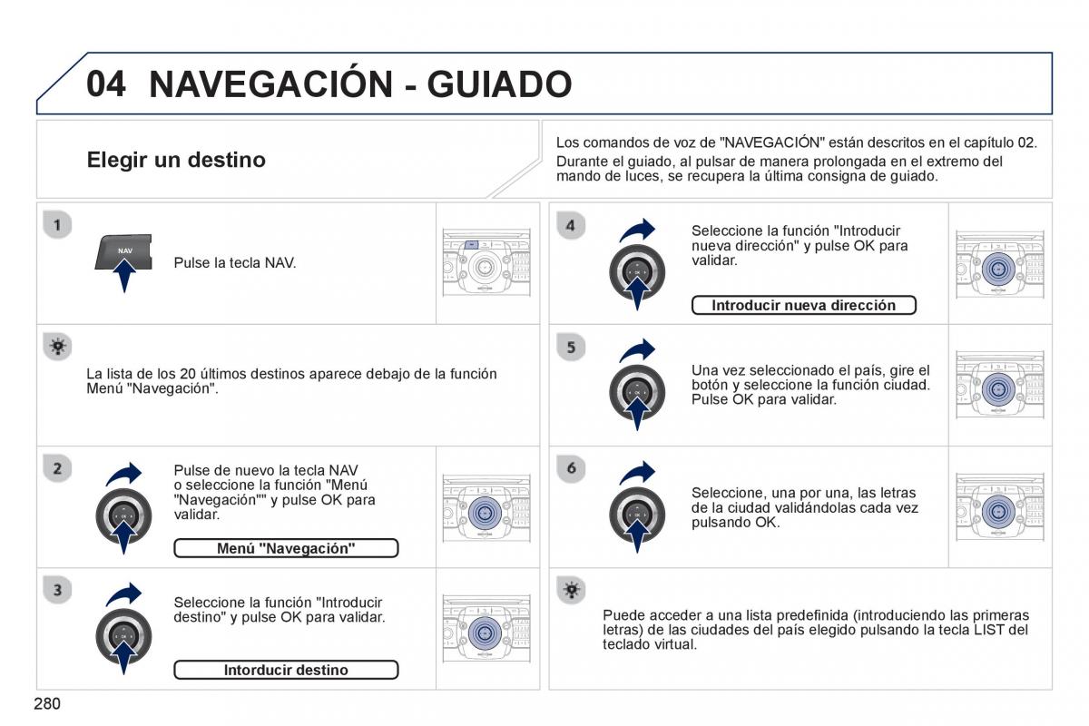 Peugeot 5008 manual del propietario / page 282