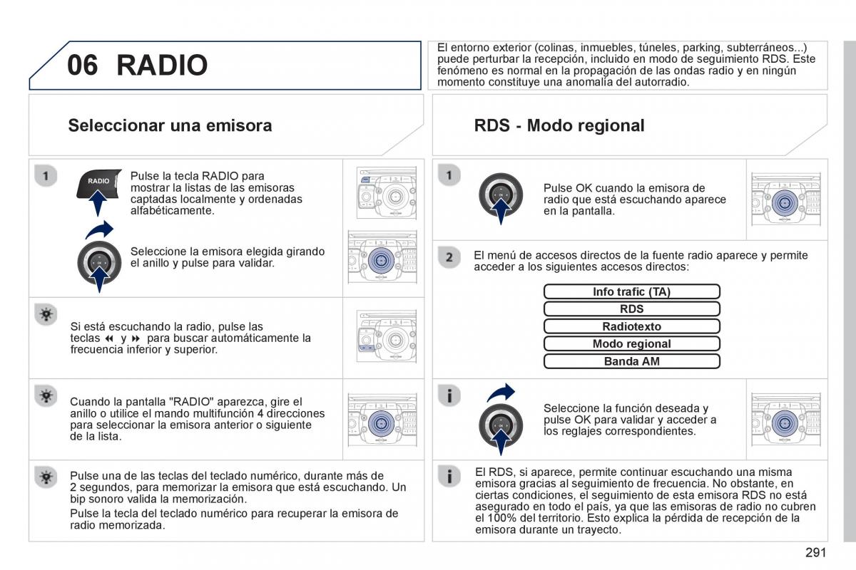 Peugeot 5008 manual del propietario / page 293