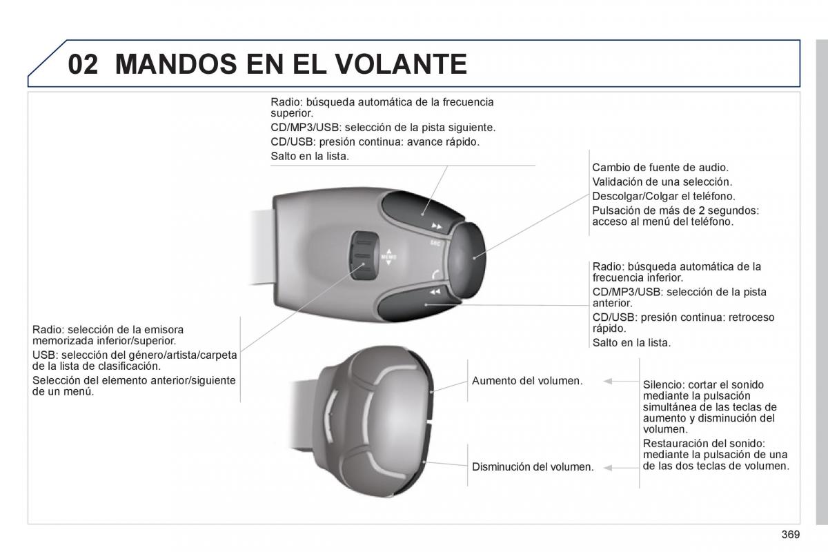 Peugeot 5008 manual del propietario / page 371