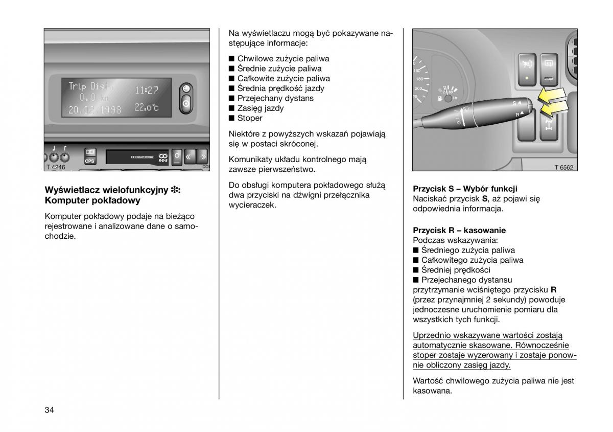 Opel Frontera B Isuzu Wizard Vauxhall Holden instrukcja obslugi instrukcja obslugi / page 34