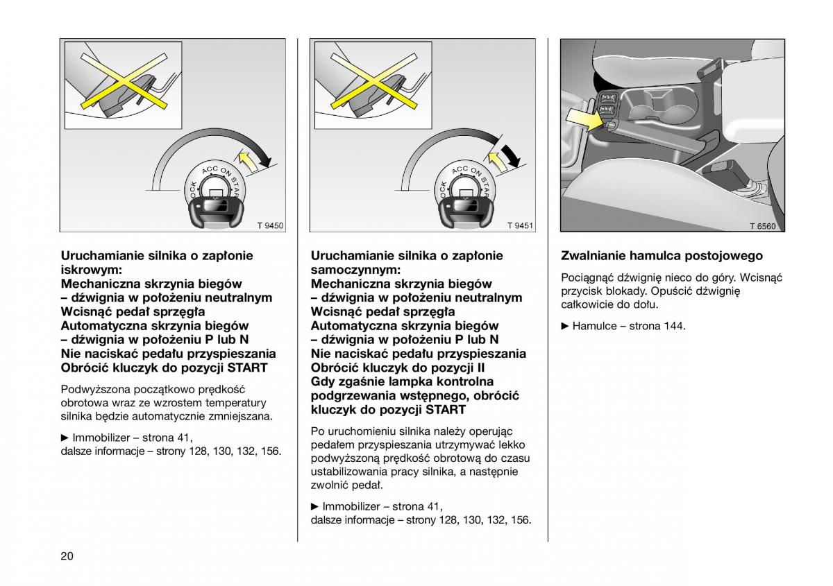 Opel Frontera B Isuzu Wizard Vauxhall Holden instrukcja obslugi instrukcja obslugi / page 20