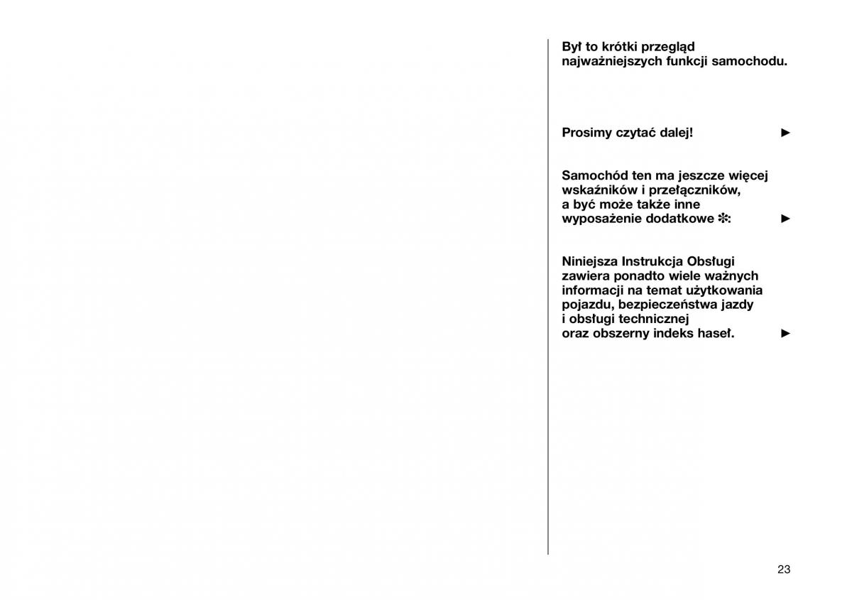 Opel Frontera B Isuzu Wizard Vauxhall Holden instrukcja obslugi instrukcja obslugi / page 23