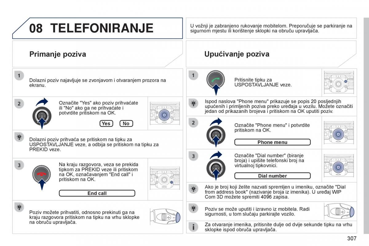 Peugeot 5008 vlasnicko uputstvo / page 309