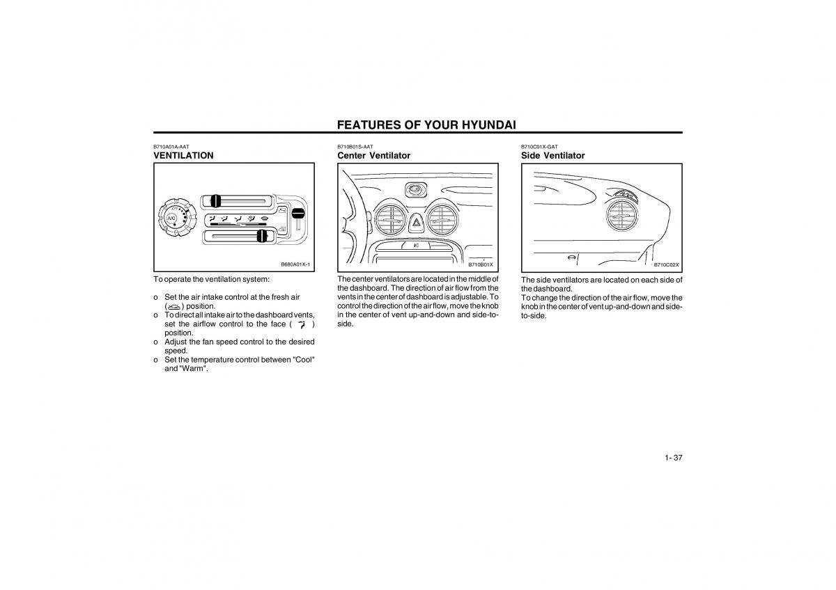 Hyundai Atos owners manual / page 45