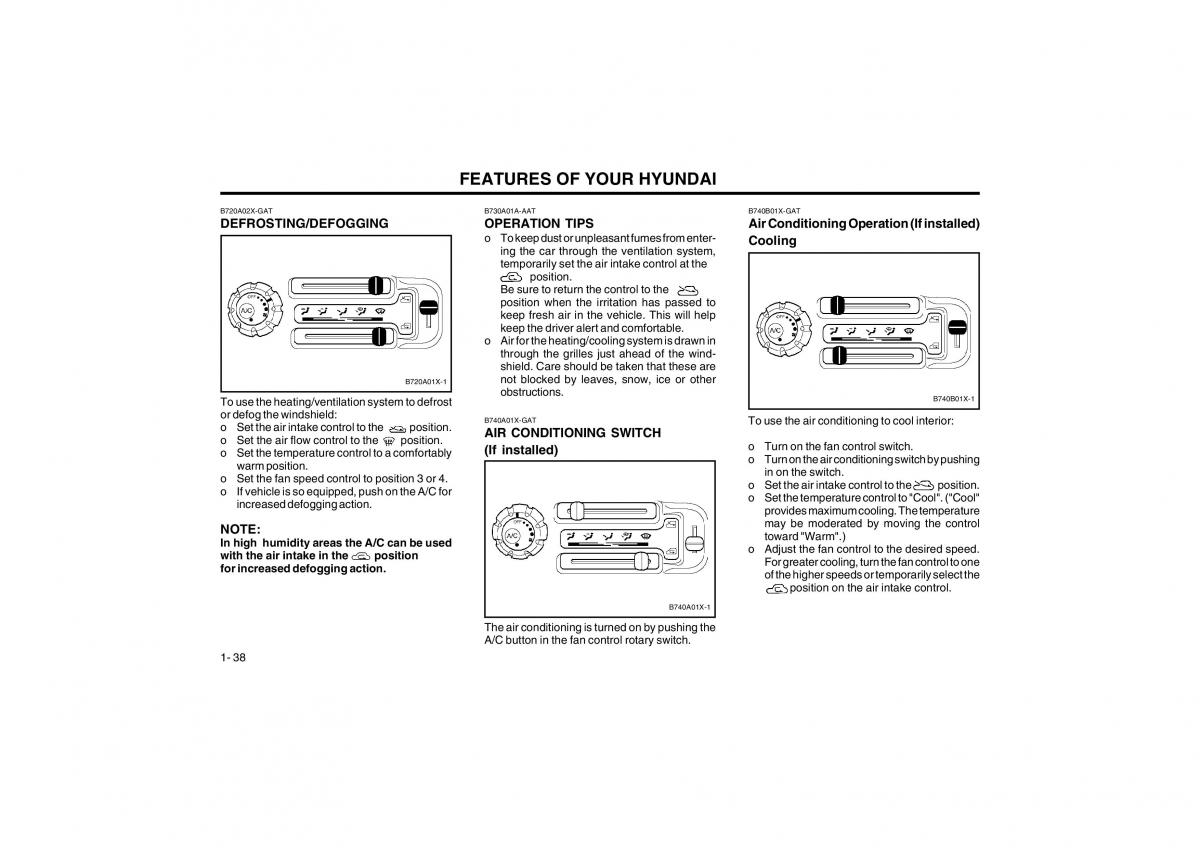 Hyundai Atos owners manual / page 46