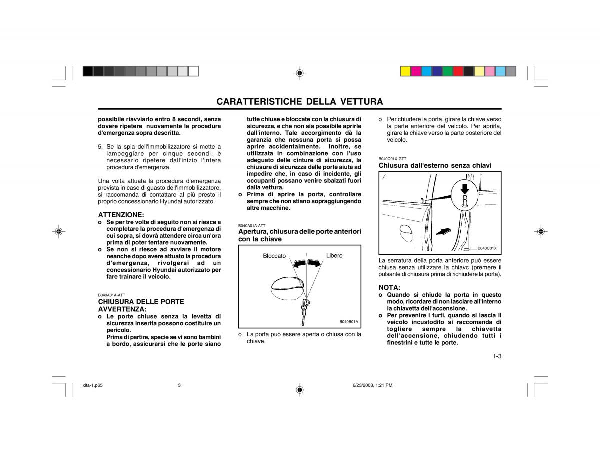 Hyundai Atos manuale del proprietario / page 11