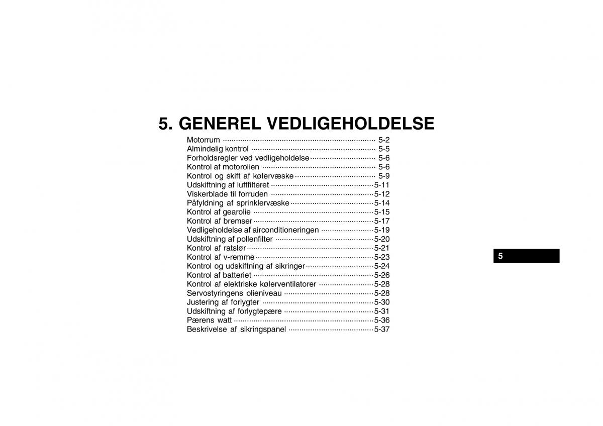 Hyundai Getz Bilens instruktionsbog / page 144