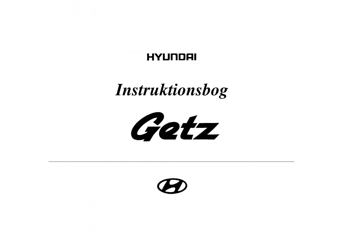 Hyundai Getz Bilens instruktionsbog / page 200