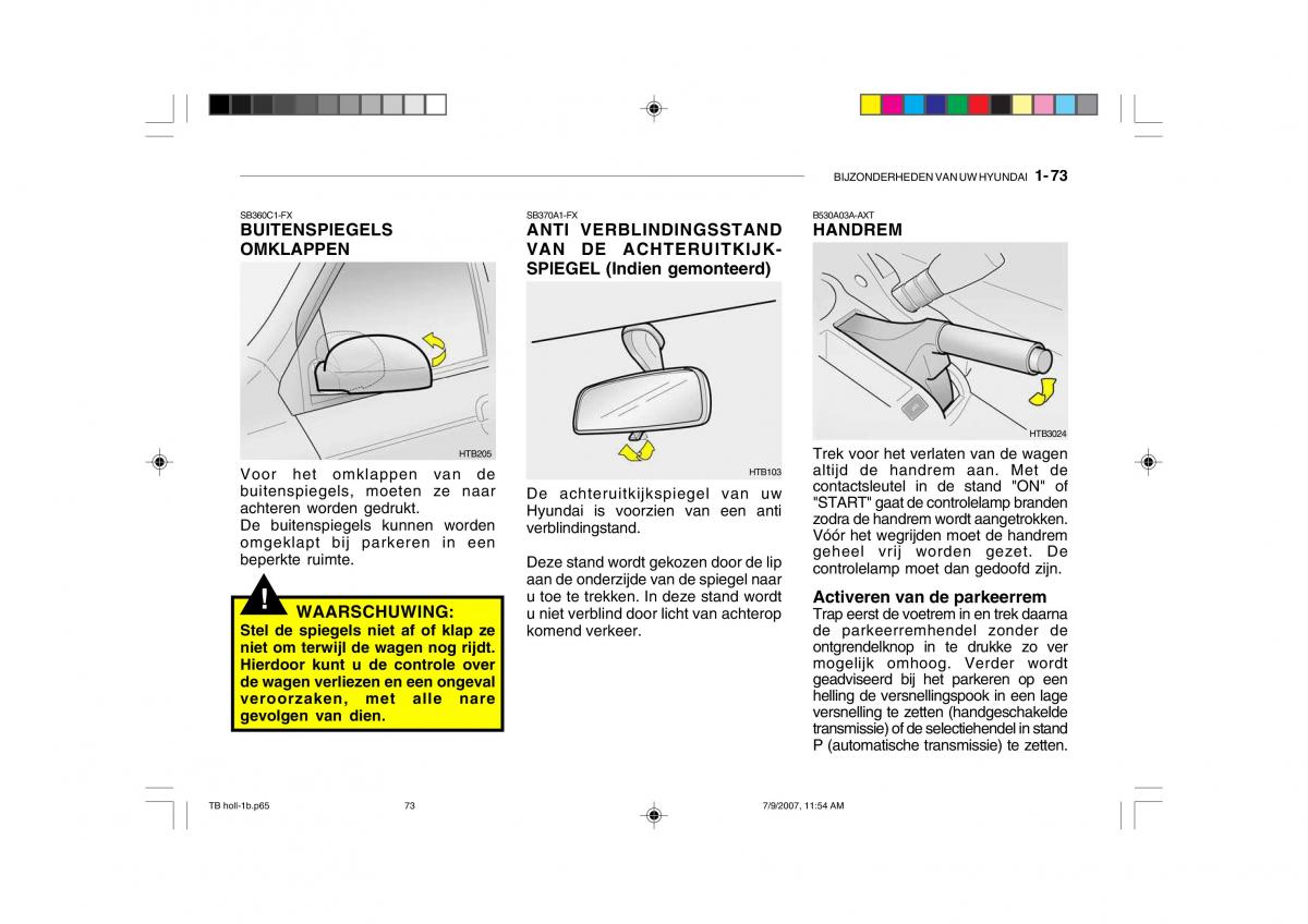 Hyundai Getz handleiding / page 83