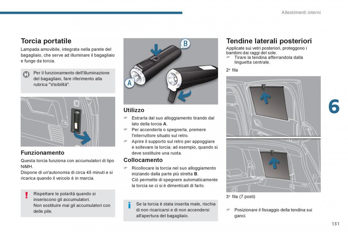 Peugeot 5008 manuale del proprietario / page 133