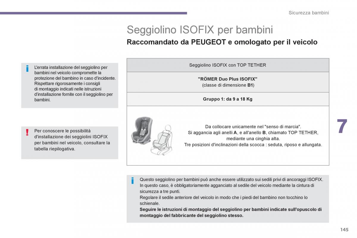 Peugeot 5008 manuale del proprietario / page 147