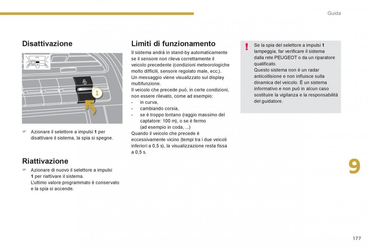 Peugeot 5008 manuale del proprietario / page 179