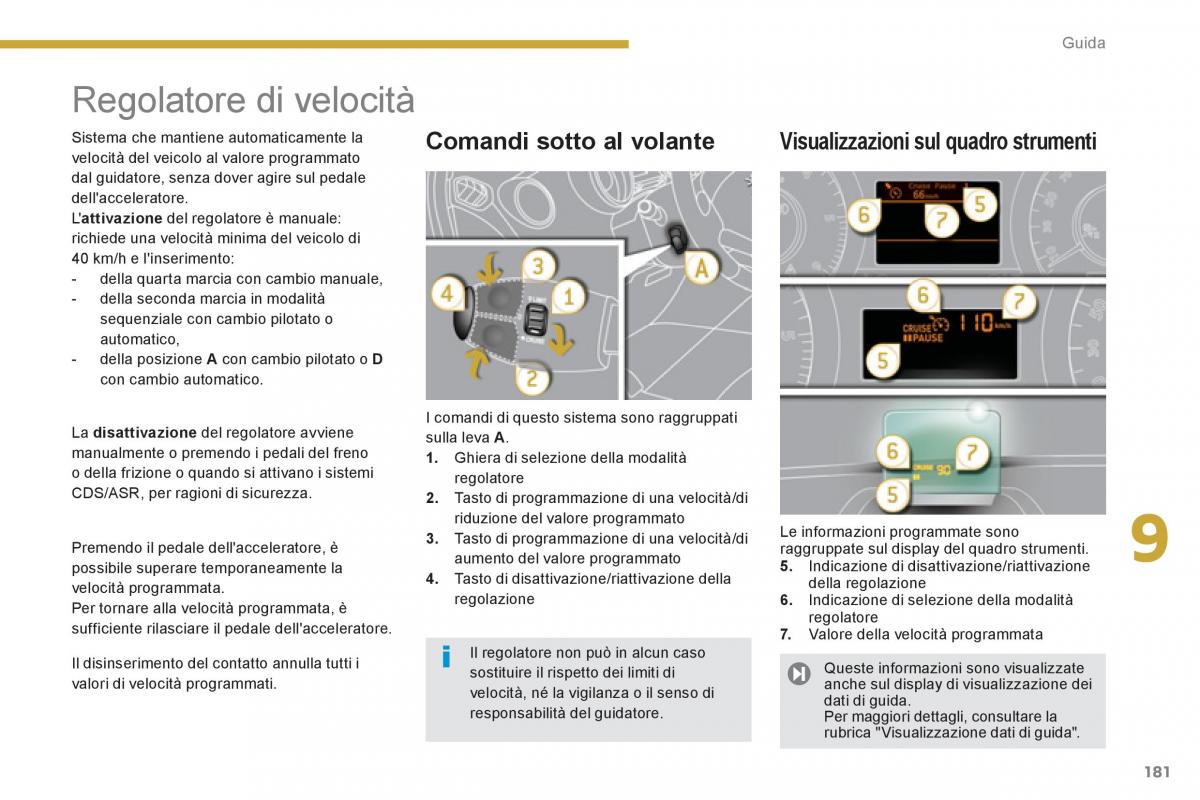 Peugeot 5008 manuale del proprietario / page 183