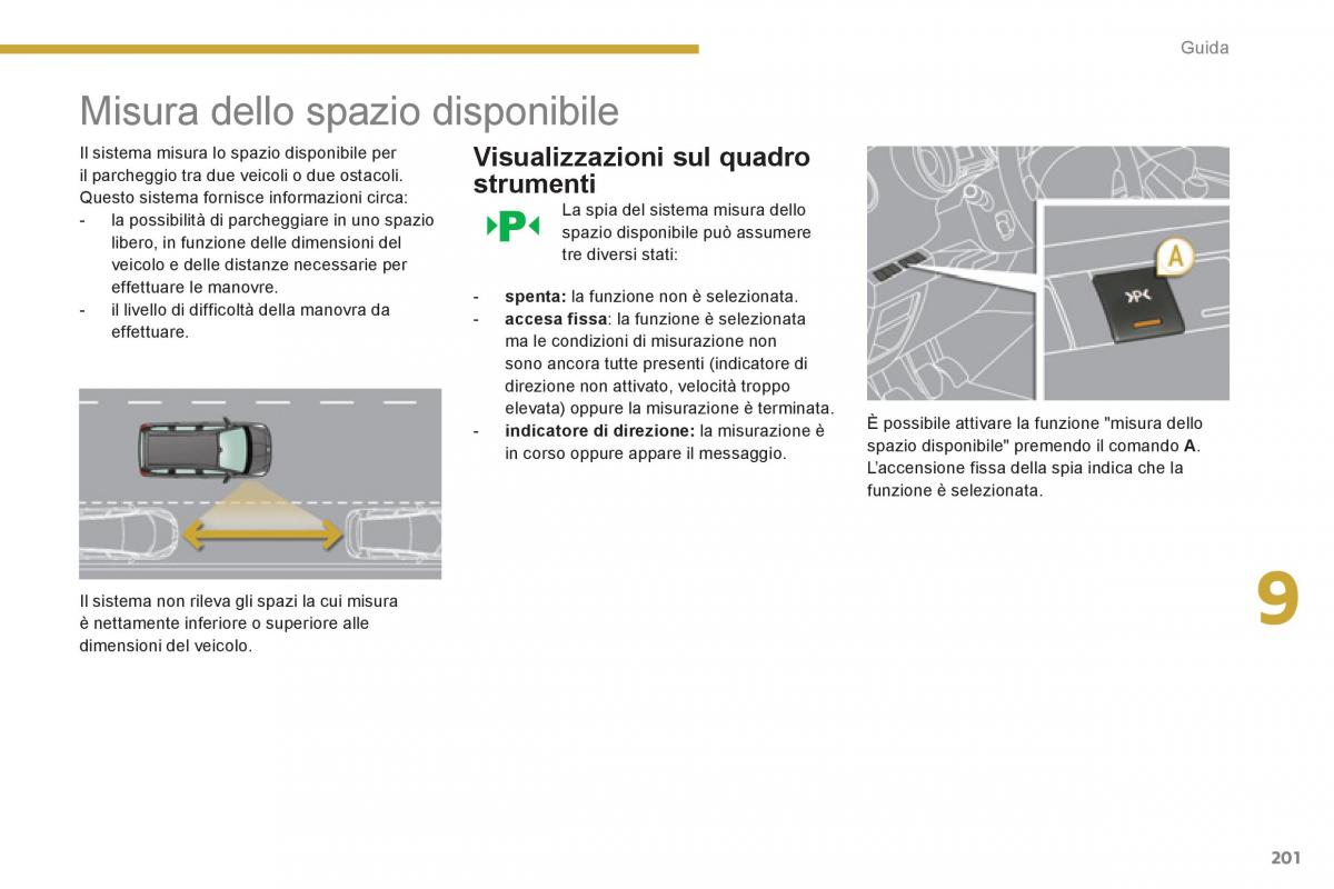 Peugeot 5008 manuale del proprietario / page 203