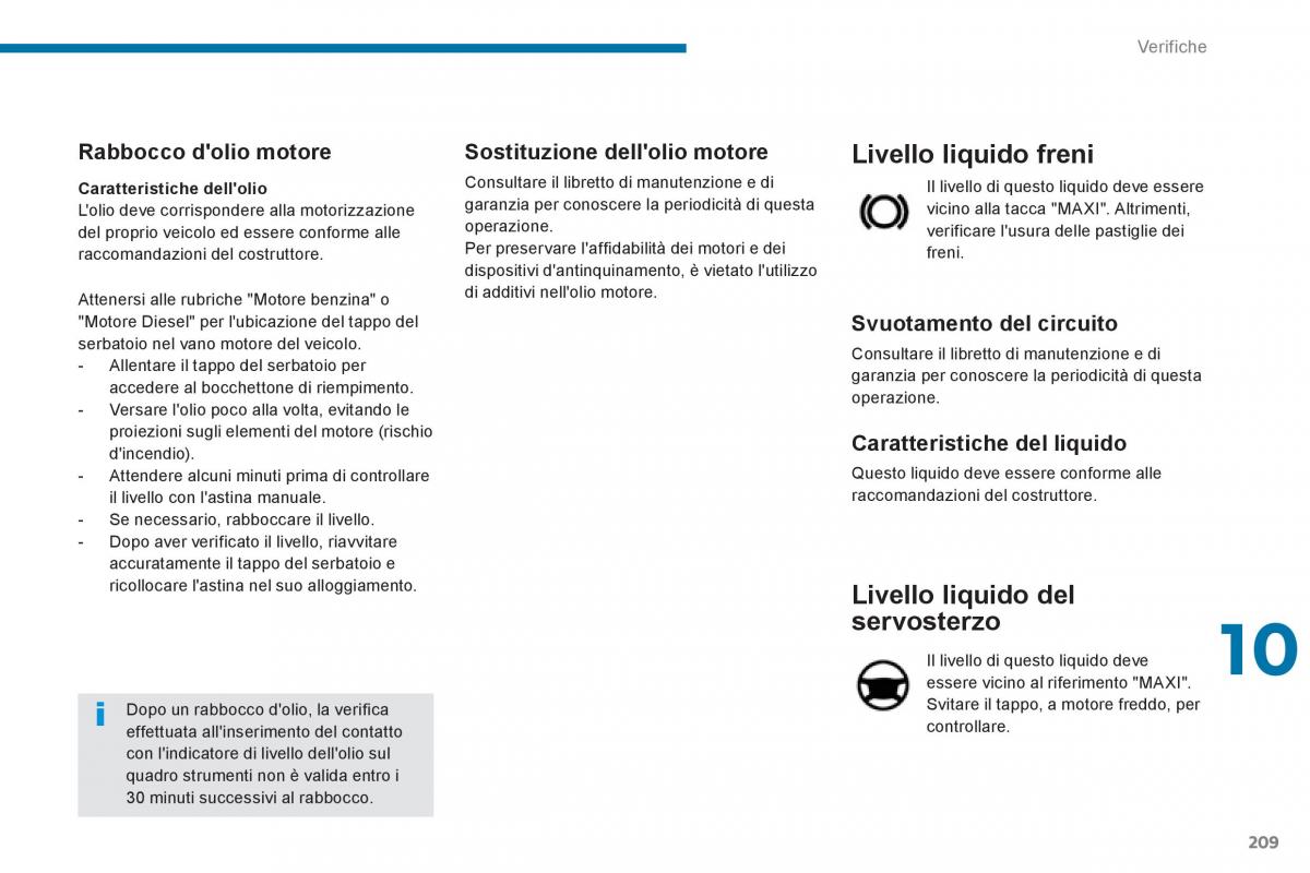 Peugeot 5008 manuale del proprietario / page 211