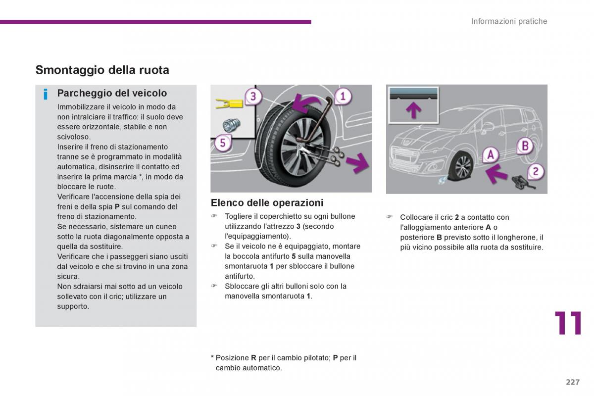 Peugeot 5008 manuale del proprietario / page 229