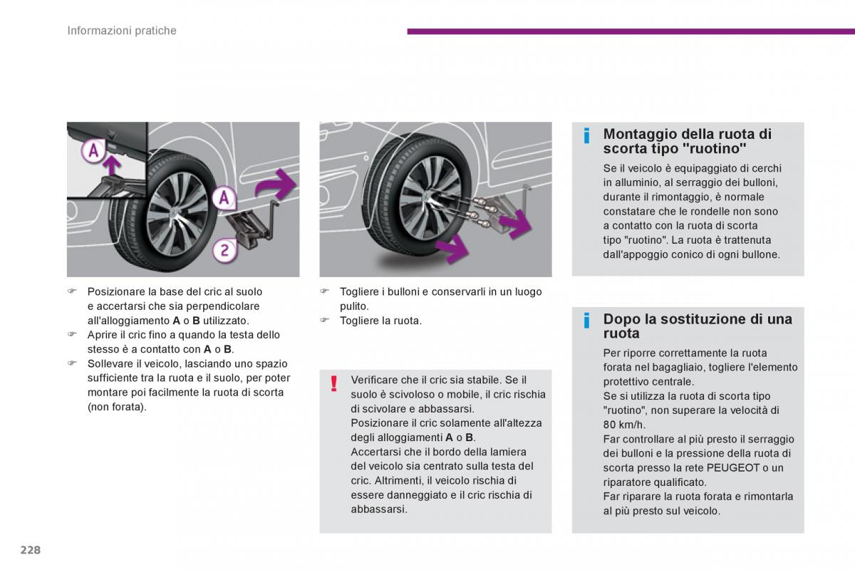 Peugeot 5008 manuale del proprietario / page 230