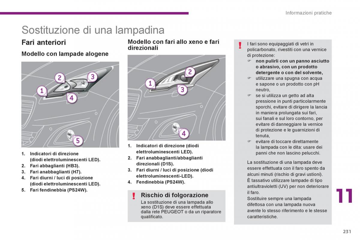 Peugeot 5008 manuale del proprietario / page 233