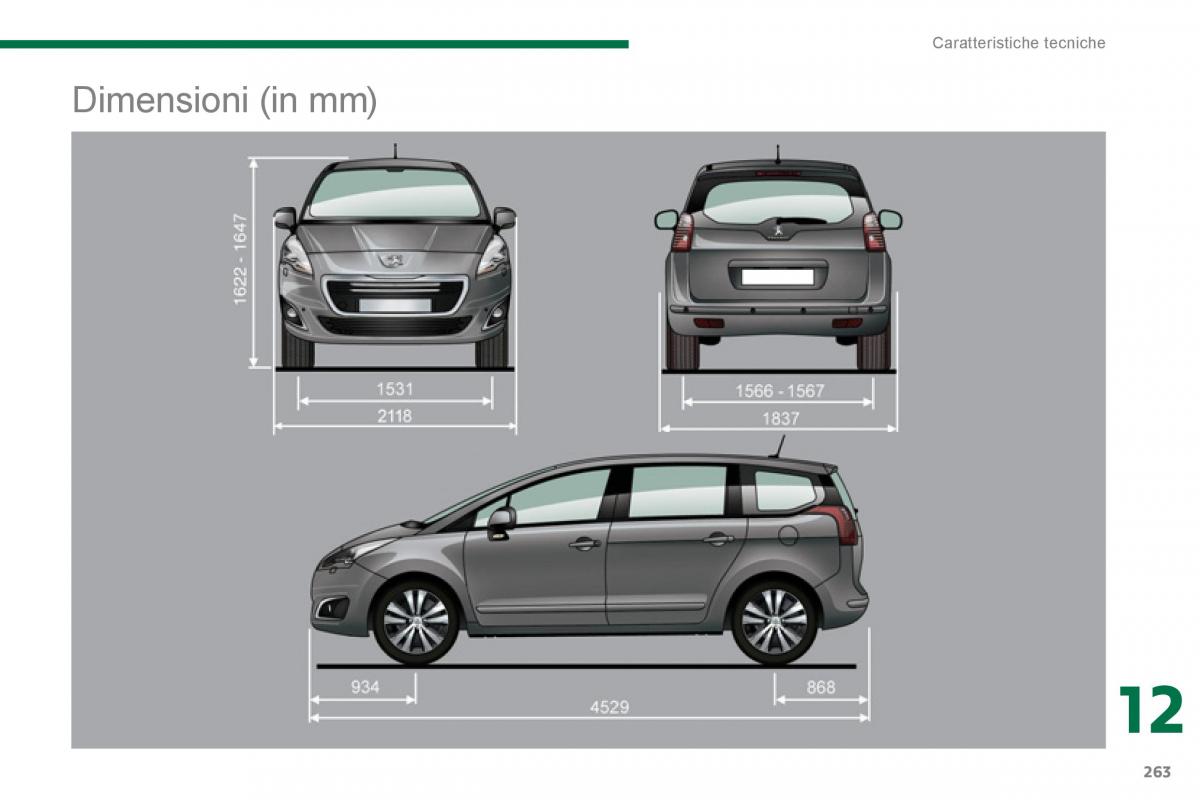 Peugeot 5008 manuale del proprietario / page 265