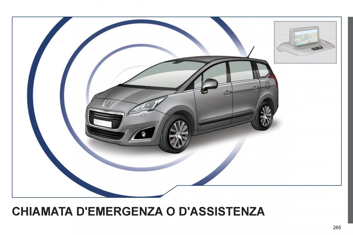 Peugeot 5008 manuale del proprietario / page 267