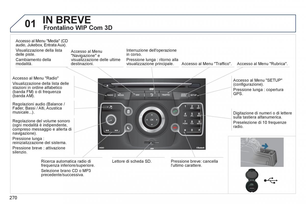 Peugeot 5008 manuale del proprietario / page 272