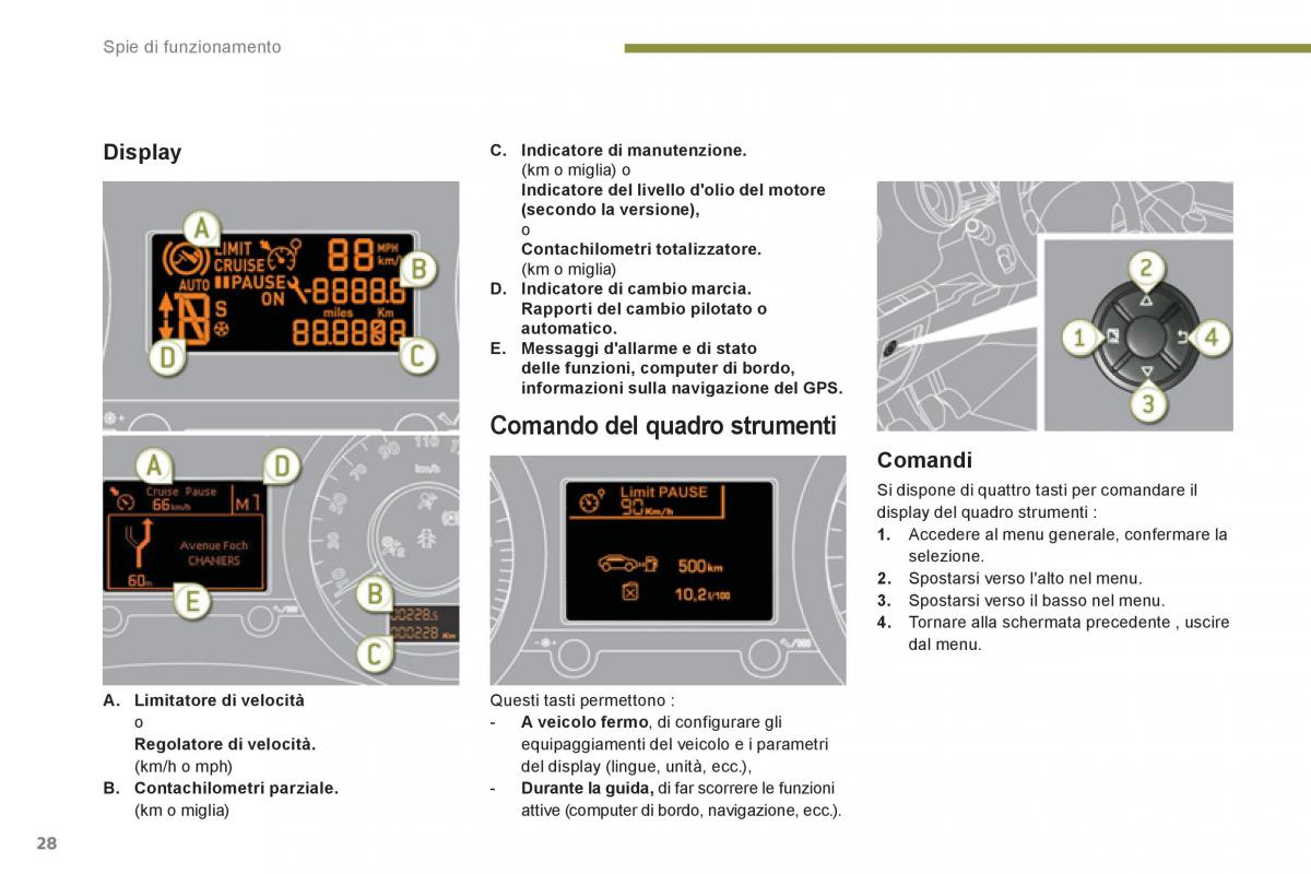 Peugeot 5008 manuale del proprietario / page 30