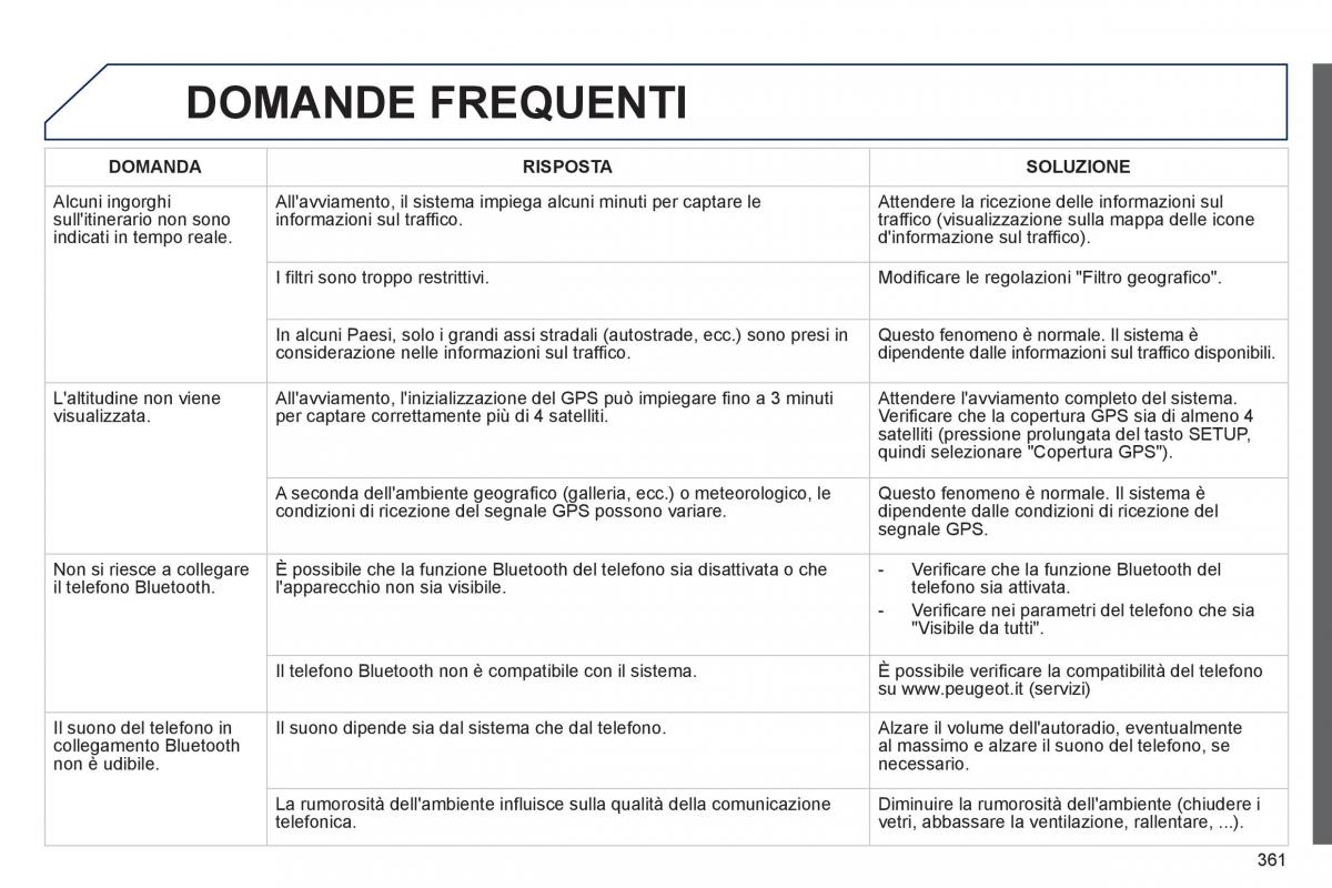 Peugeot 5008 manuale del proprietario / page 363