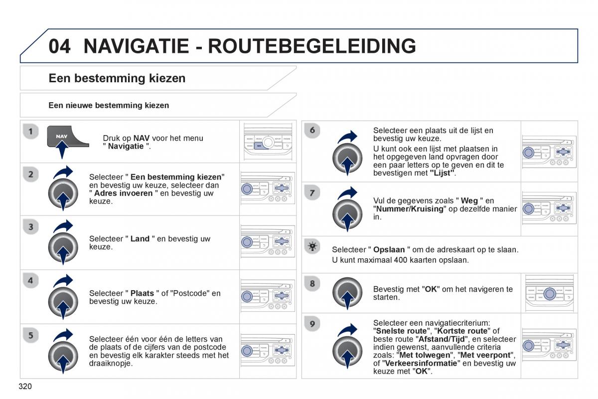 manual  Peugeot 5008 handleiding / page 322