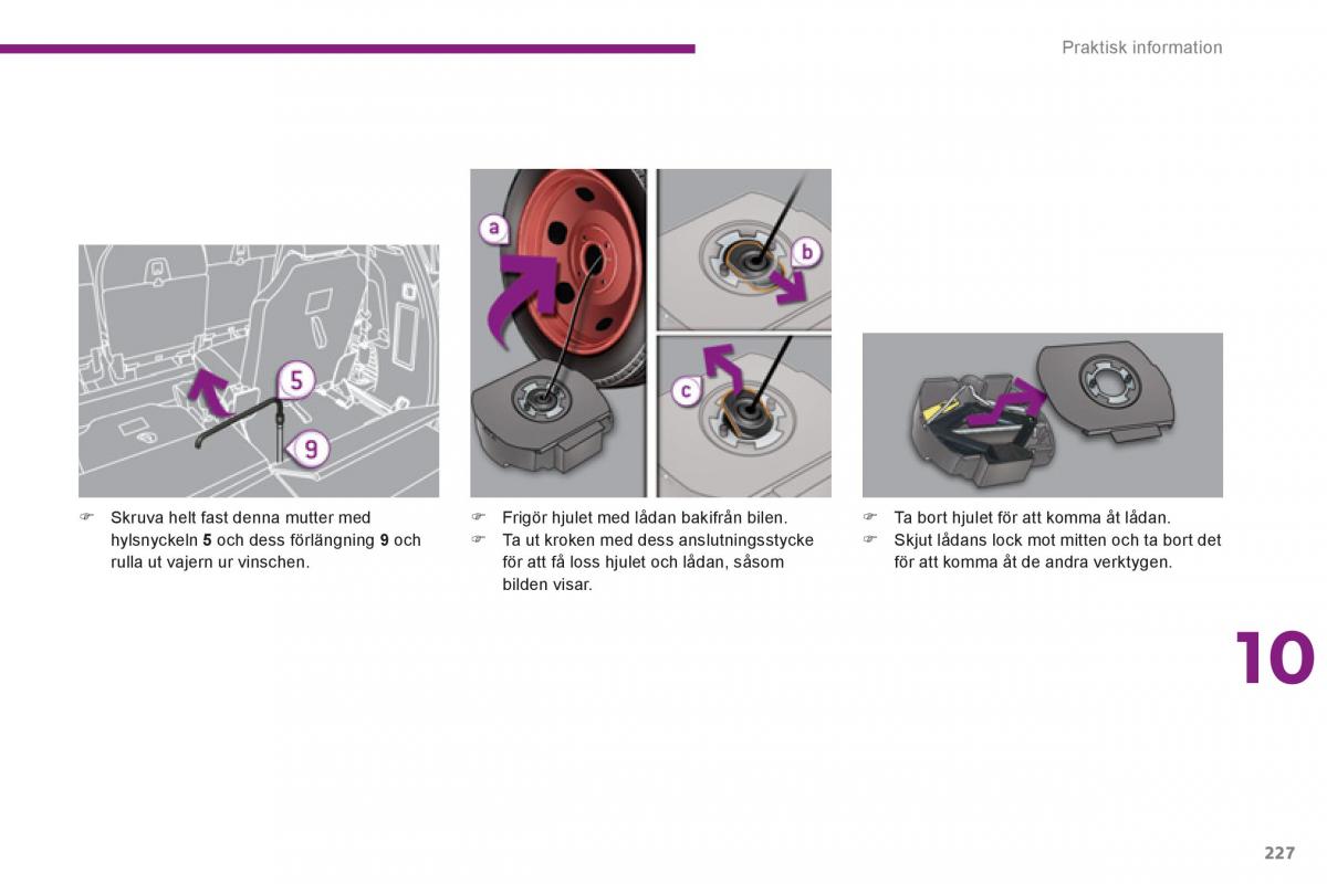 manual  Peugeot 5008 instruktionsbok / page 407